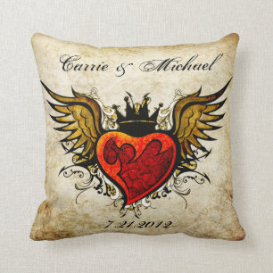 Tattoo Wedding Keepomwille Pillow Kussen