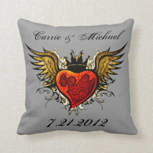 Tattoo Wedding Keepomwille Pillow Kussen