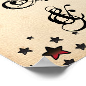 Tattoo Welkom bij ons trouwbord Poster (Hoek)