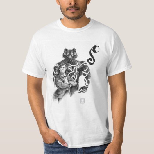 Tattoo Werewolf T-shirt (Voorkant)