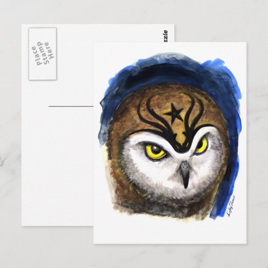 Tattoo Wie Briefkaart (Voorkant / Achterkant)