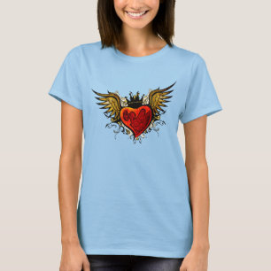  Tattoo Winged Hart Shirt