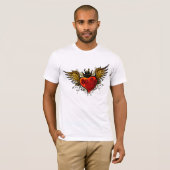 Tattoo Winged Hart Shirt (Voorkant volledig)