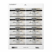 Tattoo Winged Heart Gaelic Iers Tattoo Design Etiket (Full Sheet)