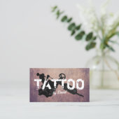 Tattoo Winkelen Tattoo Pistool Professional Typogr Visitekaartje (Staand voorkant)