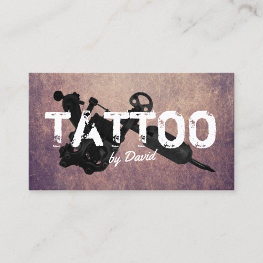 Tattoo Winkelen Tattoo Pistool Professional Typogr Visitekaartje