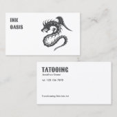 Tattoo Winkelen Visitekaartje (Voorkant / Achterkant)