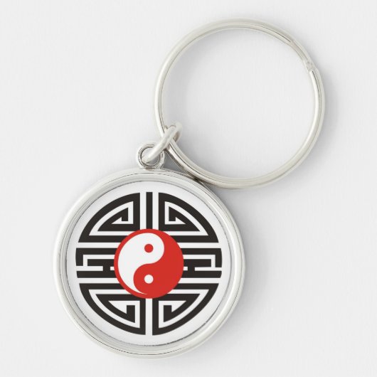 Tattoo Yin & Yang Sleutelhanger (Voorkant)