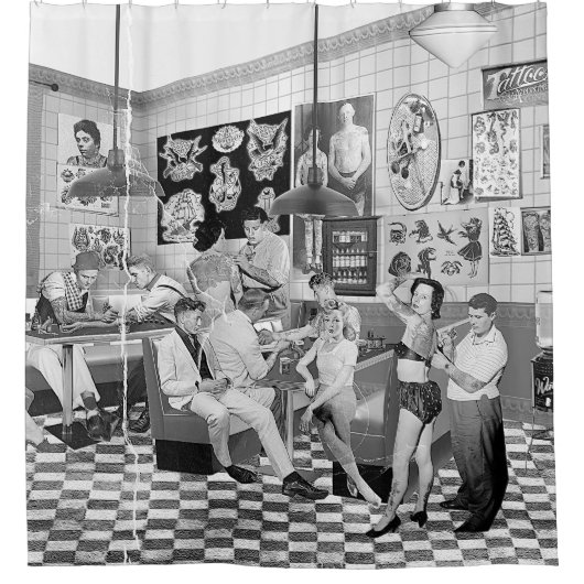 Tattoo You! Douchegordijn (Voorkant)