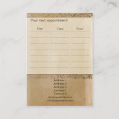 TATTOO - Zakelijke, planningskaart Afsprakenkaartje (Achterkant)