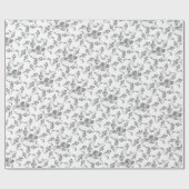 Tattoo, zwart en wit cadeaupapier (Vlak)