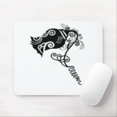 Tattoo zwarte ventilator muismat (Met muis)