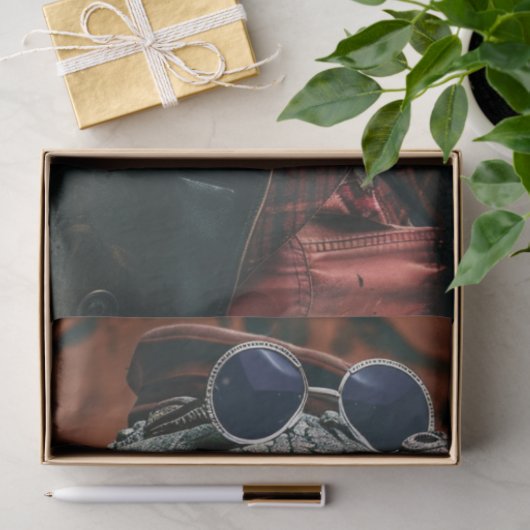 Tattooed Boss Alligator geflipte decoupage Tissuepapier (Geschenk)