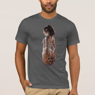TATTOOED BRUNETTE. T-SHIRT