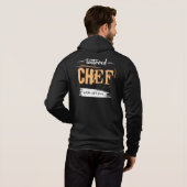 Tattooed Chef schaamt de rest. Cadeauidee. Hoodie (Achterkant volledig)