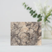 Tattooed Floral I Briefkaart (Staand voorkant)