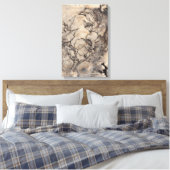 Tattooed Floral I Canvas Afdruk (Insitu (Slaapkamer))