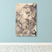 Tattooed Floral I Canvas Afdruk (Insitu (Houten vloer))