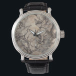 Tattooed Floral I Horloge<br><div class="desc">Floral</div>