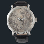 Tattooed Floral I Horloge<br><div class="desc">Floral</div>