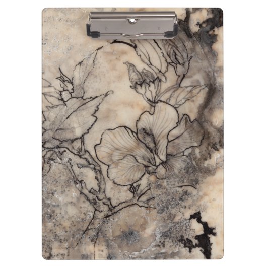 Tattooed Floral I Klembord (Voorkant)