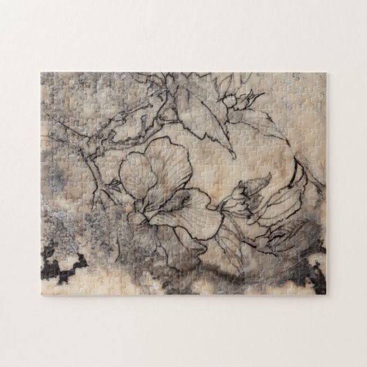 Tattooed Floral I Legpuzzel (Horizontaal)
