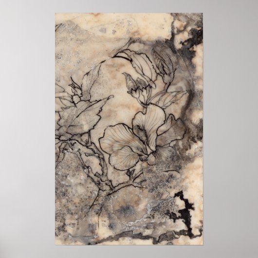 Tattooed Floral I Poster (Voorkant)