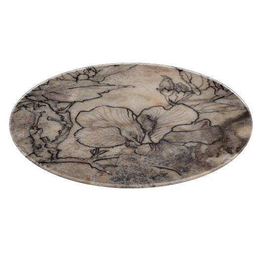 Tattooed Floral I Snijplank (Hoek)