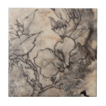 Tattooed Floral I Tegeltje<br><div class="desc">Floral</div>