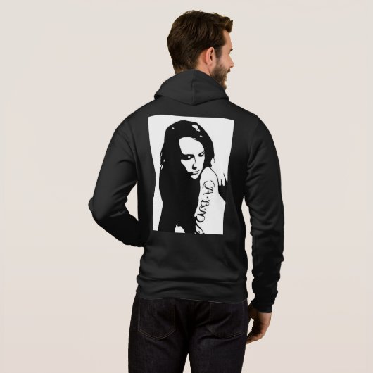 Tattooed Girl Hoodie (Achterkant volledig)