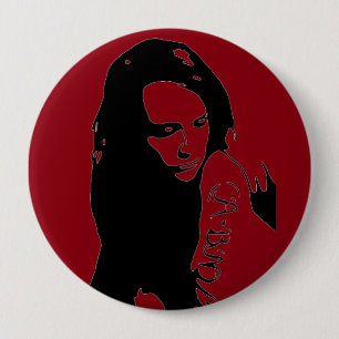 Tattooed Girl Ronde Button 4,0 Cm