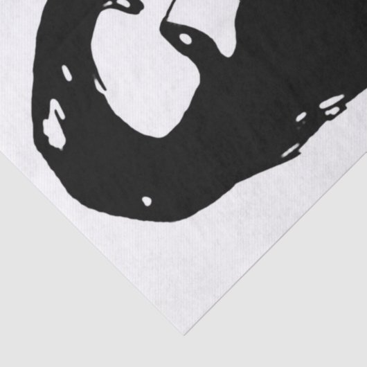 Tattooed Girl Tissuepapier (Detail)