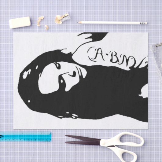 Tattooed Girl Tissuepapier (Craft)