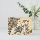 Tattooed Goddess briefkaarten (Staand voorkant)