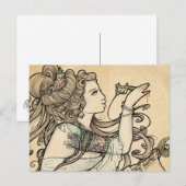 Tattooed Goddess briefkaarten (Voorkant / Achterkant)