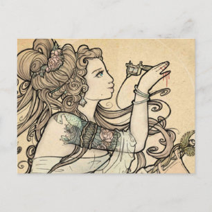 Tattooed Goddess briefkaarten