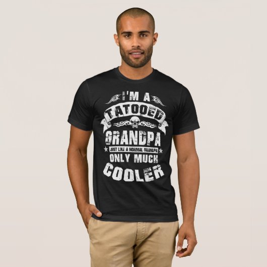 Tattooed Grandpa T-shirt (Voorkant volledig)