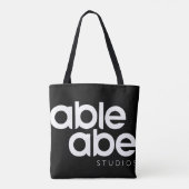 TATTOOED ICE CREAM GIRL TOTE BAG (Achterkant)