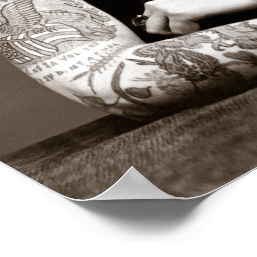 Tattooed Lady, 1907. foto Poster (Hoek)