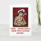 Tattooed Lady Kaart (Voorkant)