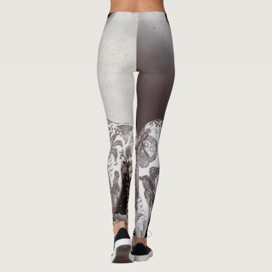 Tattooed Lady Maud Wagner 1907  Leggings (Achterkant)