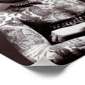 Tattooed Lady Maud Wagner 1907  Poster (Hoek)