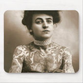 Tattooed Lady w/ Pearls  Circus Muismat (Voorkant)