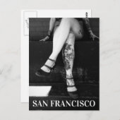 Tattooed Legs - San Francisco California Briefkaart (Voorkant / Achterkant)