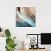 Tattooed Mars-Poster Poster (Thuiskantoor)