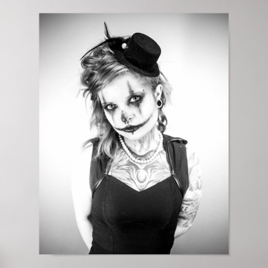 Tattooed Model - Ashley Lynn Poster (Voorkant)