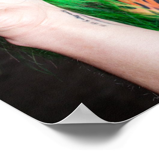 Tattooed Model - Ashley Lynn Poster (Hoek)