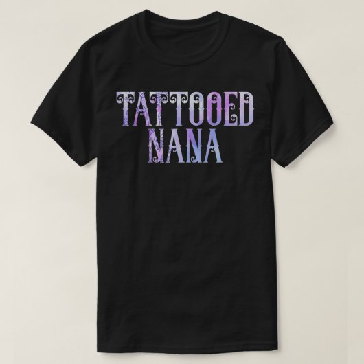 Tattooed Nana Tattooed Grandma T-shirt (Design voorkant)