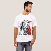 Tattooed Nun Graffiti Art  T-shirt (Voorkant volledig)