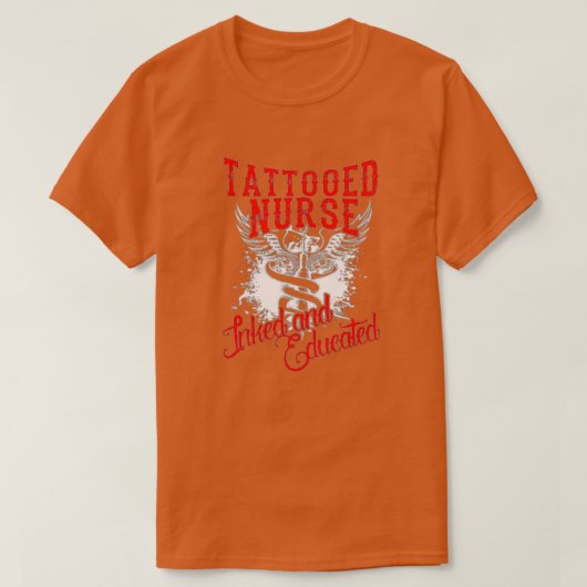 tattooed nurse 1 t-shirt (Design voorkant)